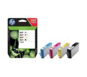 HP 364XL Pack de 4 Cartuchos de Tinta Originales - N9J74AE