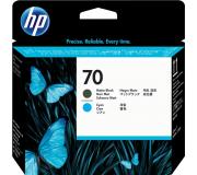 HP 70 Negro Mate/Cyan Cabezal de Impresion Original - C9404A