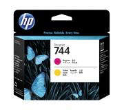 HP 744 MAGENTA / AMARILLO CABEZAL DE IMPRESION ORIGINAL F9J87A