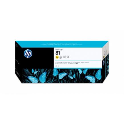 HP 81 AMARILLO CARTUCHO DE TINTA ORIGINAL C4933A