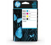 HP 932 + 933 Pack de 4 Cartuchos de Tinta Originales - 6ZC71AE