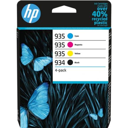 HP 934 + 935 Pack de 4 Cartuchos de Tinta Originales - 6ZC72AE