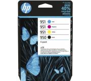 HP 950 + 951 Pack de 4 Cartuchos de Tinta Originales - 6ZC65AE