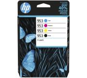 HP 953 Pack de 4 Cartuchos de Tinta Originales - 6ZC69AE