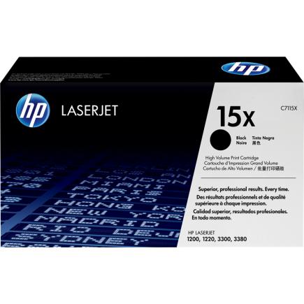 HP C7115X Negro Cartucho de Toner Original 15X