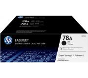 HP CE278A Negro Pack de 2 Cartuchos de Toner Originales - 78A