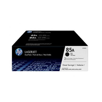 HP 85A Original Pack de 2 Negro | Tóner CE285AD