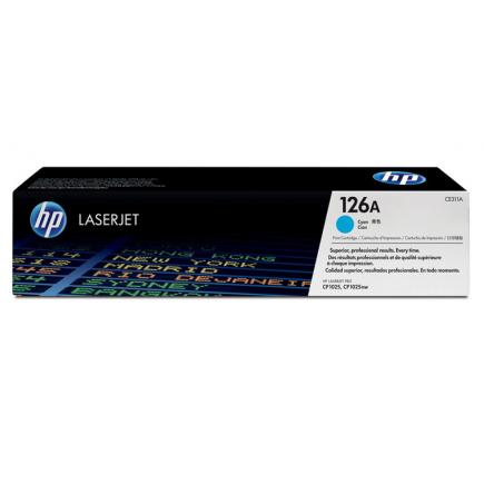 HP CE311A Cyan Cartucho de Toner Original - 126A