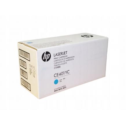 HP CE401YC / CE401A Cyan Cartucho de Toner Original - 507A