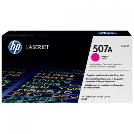 HP CE403A Magenta Cartucho de Toner Original - 507A