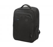 HP Mochila Profesional para Portatil hasta 15.6" - Bolsillo Frontal con Cremallera - Acolchada - Bolsillos Interiores - Correas Ajustables - Color Negro