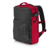 HP Omen Mochila Gaming para Portatil hasta 17.3" - Correas Acolchadas y Ajustables - Bolsillos Interiores y Laterales - Color Negro/Rojo