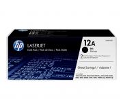 HP Q2612A Negro Pack de 2 Cartuchos de Toner Originales - 12A