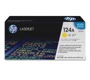 HP Q6002A Amarillo Cartucho de Toner Original 124A