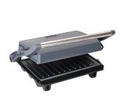 Jata JEGR1105 Parrilla Electrica 750W - Placa Superior Basculante - Recubrimiento Antiadherente Libre de PFOA - Apertura 180º - Superficie 22.5x14.6cm