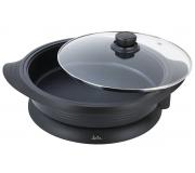 Jata PE640 Sarten Paellera Electrica 1600W - 34cm de Diametro - Tapa de Cristal - Valvula de Salida de Vapor