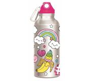 Jocca Botella para Liquidos Decorable - Cuerpo de Aluminio - Capacidad 500ml - Incluye un Set de Diseño para Decorarla