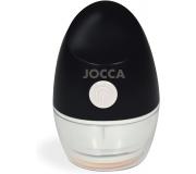 Jocca Huevo Maquillador Electrico - Vibracion Lenta para Fluido y Rapida para Polvos - 3 Discos de Repuesto