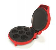 Jocca Maquina para hacer Cupcakes 900W - Capacidad para 7 Cupcakes - Placa Antiadherente - Incluye Libro de Recetas