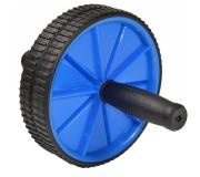 Jocca Roller Fitness Rueda Portatil para Entrenar - 2 Ruedas para mejor Equilibrio - Incluye Alfombrilla