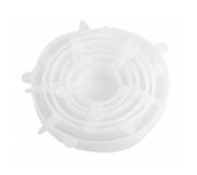 Jocca Set de 6 Tapas de Silicona desde 63.9mm hasta 193.1mm de Diametro