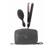 Jocca Set de Viaje Plancha de Pelo + Cepillo de Pelo + Neceser