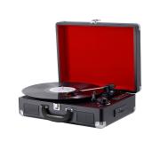 Jocca Tocadiscos Portatil - Grabacion de Vinilo a USB o Tarjeta SD - Conversion de Vinilo a MP3 - USB y Ranura Tarjeta SD - Altavoces Integrados