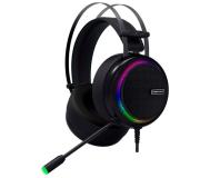 KeepOut HXPRO+ Auriculares Gaming con Microfono Plegable - Sonido 7.1 - USB 2.0 - Iluminacion RGB - Compatible con PC, PS4 - Color Negro