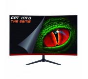KeepOut Monitor Gaming LED 23.8" Curvo R1800 FullHD 1080p 165Hz - 16:9 - Angulo de Vision 178º - Altavoces 6W - Respuesta 1ms - HDMI, DisplayPort - VESA 75x75mm