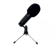 KeepOut Pro 200 Microfono USB - Boton Silencio - Salida Jack 3.5mm - Cable de 1.35m - Color Negro