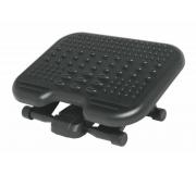 Kensington Reposapies Solemassage - Altura Ajustable 7,5-12,5cm - Inclinacion 30 Grados - Superficie Estimulante - Color Negro
