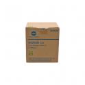 Konica Minolta Bizhub C25 / TNP-27Y Amarillo Cartucho de Toner Original A0X5253 (caja con restos de etiquetas)