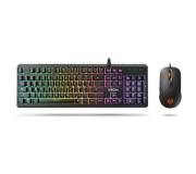 Krom Kaleido Pack Gaming Teclado Semimecanico USB + Raton USB 4000dpi - Iluminacion RGB - Funcion Antighosting