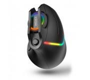 Krom Kaox Raton Gaming USB 6400dpi Vertical - 7 Botones -  Iluminacion RGB con Efectos - Uso Diestro - Color Negro