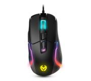 Krom Kick Raton Gaming USB 12000dpi - 6 Botones Programables - Iluminacion RGB - Uso Diestro - Cable de 1.50m