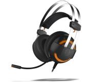 Krom Kode Auriculares Gaming USB - Microfono Flexible - Sonido 7.1 - Diadema Ajustable - Amplias Almohadillas - Altavoces de 50mm - Cable Trenzado de 1.80m - Color Negro