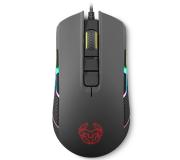 Krom Kolt Raton Gaming USB 4000dpi - Iluminacion RGB con Efectos - 9 Botones Configurables - Uso Ambidiestro - Color Negro