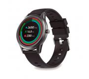 Ksix Globe Reloj Smartwatch Pantalla 1.28" - Bluetooth 5.0 BLE - Autonomia hasta 7 dias - Resistencia al Agua IP67 - Color Gris Metalizado