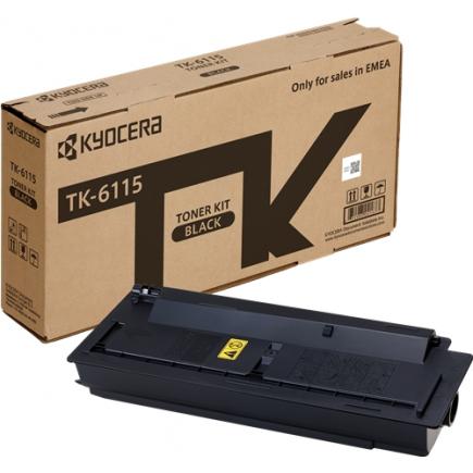 Kyocera TK6115 Negro Cartucho de Toner Original - 1T02P10NL0