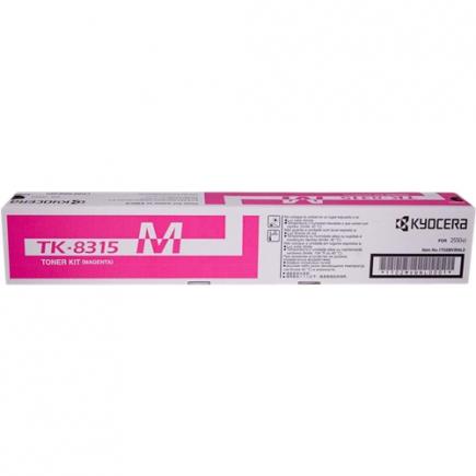 Kyocera TK8315 Magenta Cartucho de Toner Original - 1T02MVBNL0 / TK8315M