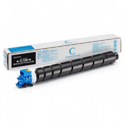 Kyocera TK8345 / TK-8345C Cartucho de Toner Original Cyan 1T02L7CNL0 para TASKalfa 2552ci, 2553ci