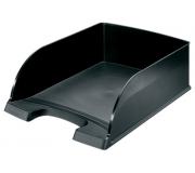 Leitz Plus Jumbo Bandeja Portadocumentos de Gran Capacidad - Formato Vertical A4 - Hasta 8uds Apilables - Color Negro