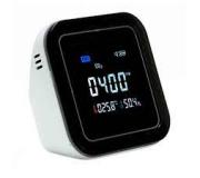 Leotec Medidor de CO2, Temperatura y Humedad - Pantalla LCD - Alertas Visuales y Sonoras