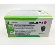 Lexmark 80C2SME / 802SME  Magenta Cartucho de Toner Original CX310 / CX410 / CX510