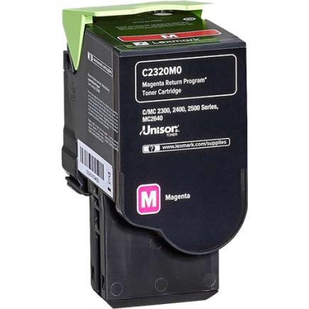 Lexmark C2325 / C2425 / C2535 / MC2325 / MC2425 / MC2535 / MC2640 Magenta Cartucho de Toner Original - C2320M0