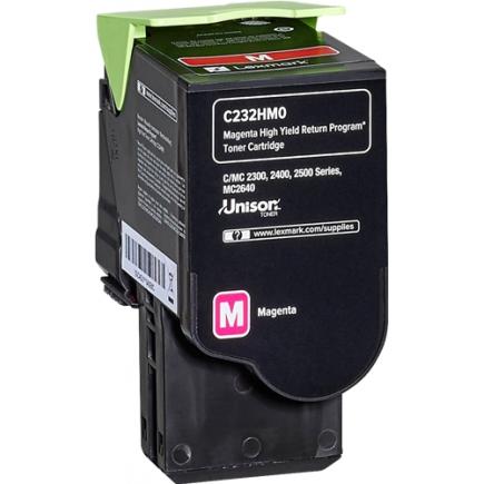 Lexmark C2325 / C2425 / C2535 / MC2325 / MC2425 / MC2535 / MC2640 Magenta Cartucho de Toner Original - C232HM0