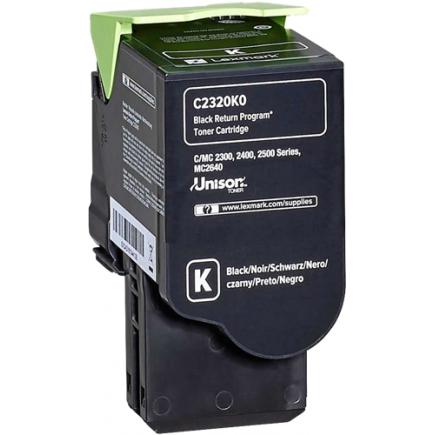 Lexmark C2325 / C2425 / C2535 / MC2325 / MC2425 / MC2535 / MC2640 Negro Cartucho de Toner Original - C2320K0