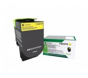 Lexmark CS317 / CS417 / CS517 / CX317 / CX417 / CX517 Amarillo Cartucho de Toner Original 71B20Y0