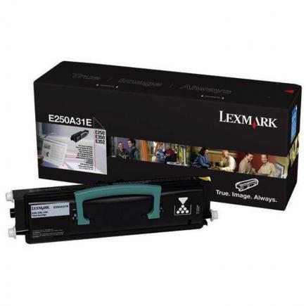 Lexmark E250A31E Negro Toner Original E250 / E350 / E352