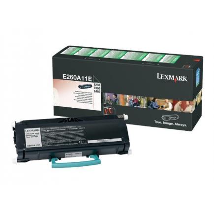 Lexmark E260 / E360 / E460 / E462 Negro Cartucho de Toner Original - E260A11E